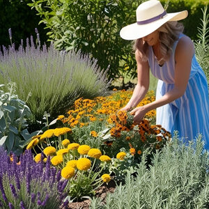Jardins Terapêuticos: Como Plantar Bem-Estar e Colher Longevidade 🌸🌿🌞